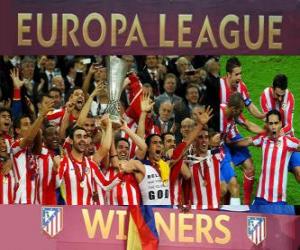 yapboz Atlético Madrid, Şampiyonluğu, uefa Avrupa Ligi 2011-2012